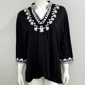Allison Daley Embroidered Shirt